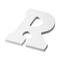 6 Pack: 9" White MDF Whimsy Letter by Make Market®
